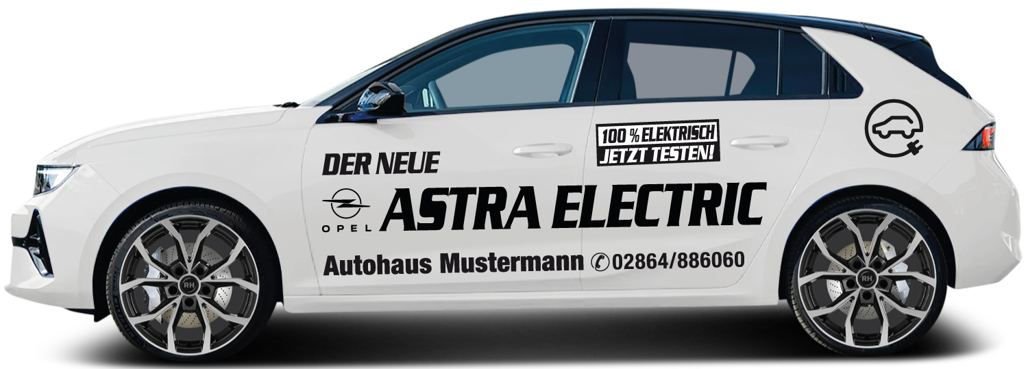 Opel Astra Electric Variante A  Opel Astra Electric Variante A