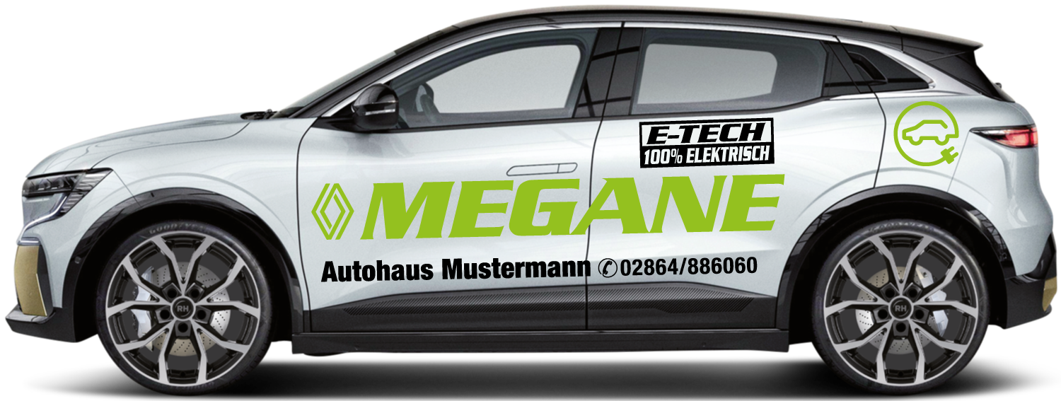 Renault Megane E-Tech 100% Elektrisch Variante G Renault Megane E-Tech 100% Elektrisch Variante G