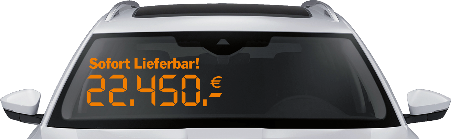 Digitalpreise mit Text "Sofort Lieferbar!"