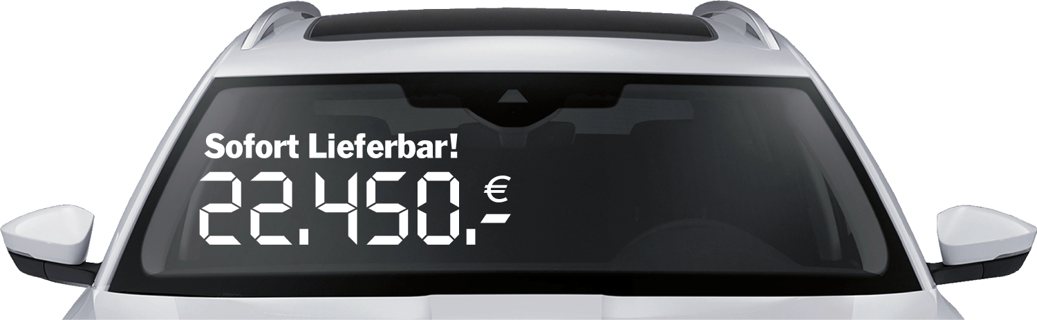 Digitalpreise mit Text "Sofort Lieferbar!"
